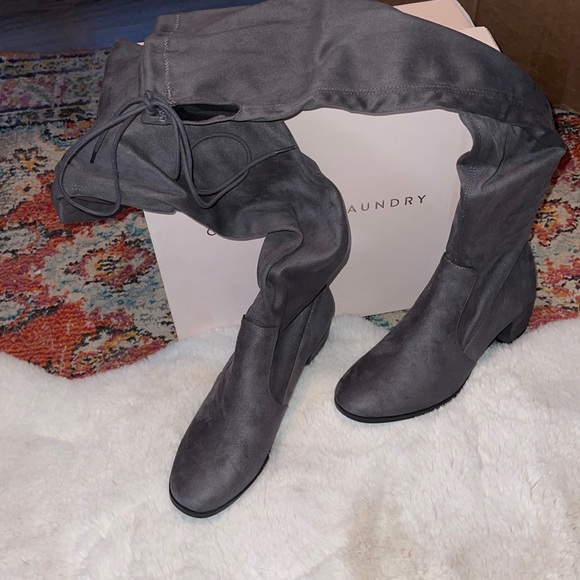 Suede Knee High Boots size 6.5 - Picture 4 of 13